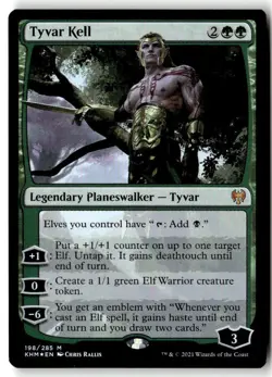 MTG Foil Tyvar Kell - Kaldheim Moderately Played English - Image 1