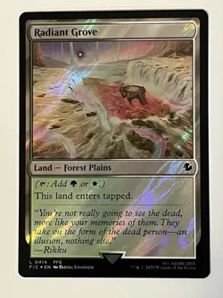 Radiant Grove Surge Foil Commander: Final Fantasy MTG 0414 - Image 1