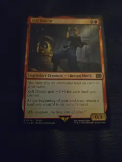 MTG Magic The Gathering Zell Dincht Foil FIN Rare Red Final Fantasy Legendary - Image 1