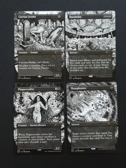 Special Guest: Junji Ito MTG Secret Lair ENGLISH Non-foil Set Of 4 NM - Image 1