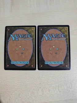 MTG Sword of Forge and Frontier / Tyrranax Rex Oil Slick Foil Signed Phil Stone - Image 2