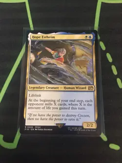 MTG Magic The Gathering Hope Estheim FIN Rare Final Fantasy Commander - Image 1