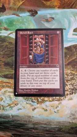 MtG Scroll Rack The List Tempest reprint WotC rare artifact unplayed Nm/Lp - Image 1