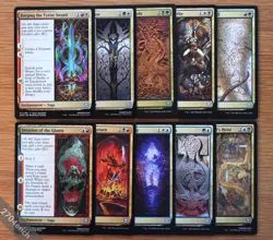 Set of 10 Kaldheim Uncommon Saga Cards *NM* (Magic the Gathering MTG Commander) - Image 1
