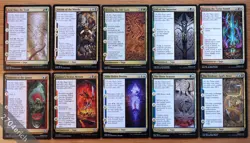Set of 10 Kaldheim Uncommon Saga Cards *NM* (Magic the Gathering MTG Commander) - Image 2