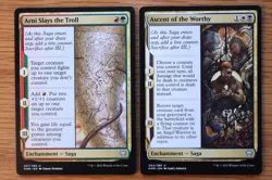 Set of 10 Kaldheim Uncommon Saga Cards *NM* (Magic the Gathering MTG Commander) - Image 3