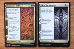 Set of 10 Kaldheim Uncommon Saga Cards *NM* (Magic the Gathering MTG Commander) - Image 4