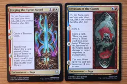 Set of 10 Kaldheim Uncommon Saga Cards *NM* (Magic the Gathering MTG Commander) - Image 5