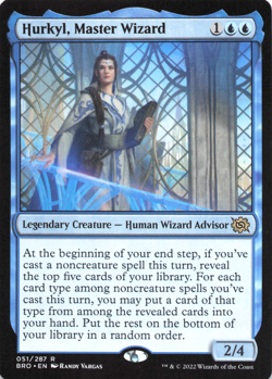 x1 Hurkyl, Master Wizard BRO MTG 51/287 RARE M/NM 1x - Image 1