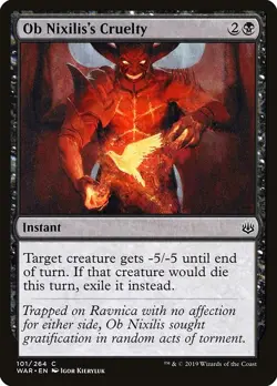 [MTG] Ob Nixilis's Cruelty (101) (WAR) LP-HP - Image 1