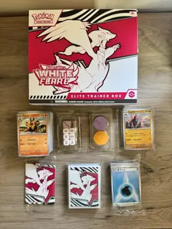Pokemon WHITE FLAIR ETB OPENED BULK, & ACCESSORIES INC, NO/PROMO or PACKS - Image 1