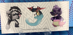 Pokemon Stickers 3 Pack: Knock Out Collection - slowking obstagoon dragapult - Image 1