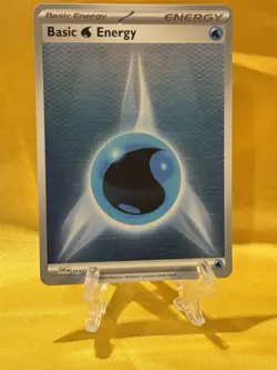Pokemon TCG White Flare BASIC ENERGY REVERSE HOLO SVE 019 BLUE FRESH PK - Image 1