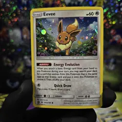 Pokemon TCG - Eevee 101a/149 - Cosmos Holo - Sun & Moon Base - Image 1