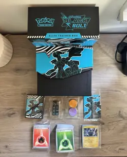 Pokemon BLACK BOLT ETB OPENED & *BONUS* POSTER NO/PROMO or PACKS - Image 1