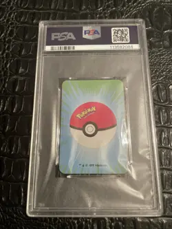 1999 BICYCLE MINI POKEMON CHARIZARD PSA 9 MINT GREEN KING OF HEARTS NINTENDO - Image 4