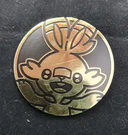 Scorbunny (Gold) Flip Coin Pokemon TCG - Image 1