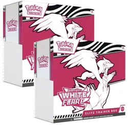 Pokemon TCG Black Bolt White Flare Elite Trainer Box ETB Bundle (SEALED) - Image 1