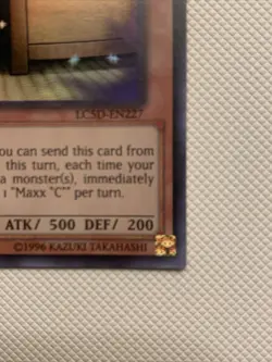 Yugioh! LP Maxx “C” - LC5D-EN227 - Ultra Rare - 1st Edition Lightly Played - Image 5