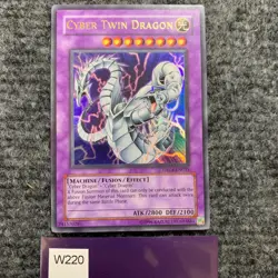 Cyber Twin Dragon DR04-EN035 YuGiOh Dark Revelation Volume 4 Ultra Rare NM/LP - Image 1