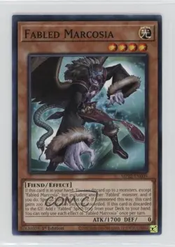 Fabled Marcosia 1st Ed. YuGiOh Tin of the Pharaoh's Gods #MP22-EN009 1at2 - Image 1