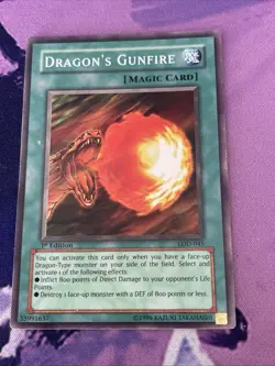 Dragon's Gunfire LOD-045 Legacy of Darkness-1st Edition - Yugioh Card - Image 1