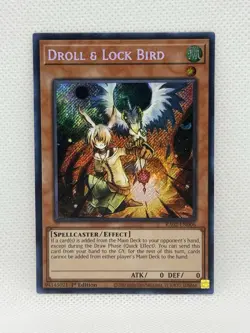 Droll & Lock Bird YuGiOh • Super Rare • RA02-EN006 NM 1st ed - Image 1