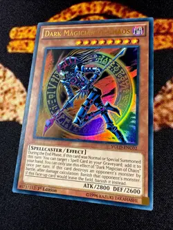YUGIOH • DARK MAGICIAN OF CHAOS • ULTRA RARE • YGLD-ENC02 • 1st EDITION • NM - Image 3