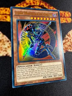 YUGIOH • DARK MAGICIAN OF CHAOS • ULTRA RARE • YGLD-ENC02 • 1st EDITION • NM - Image 4