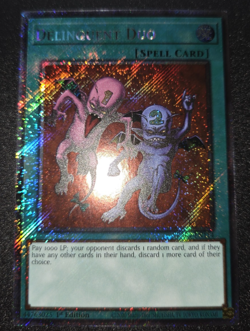 Yugioh - Delinquent Duo - 1st Edition Platinum Secret Rare NM 1ST ED - Image 2