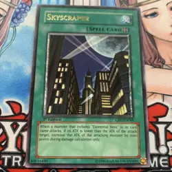Yugioh Skyscraper - CRV-EN048 1st Edition Ultimate Rare No Foil Misprint! - Image 1