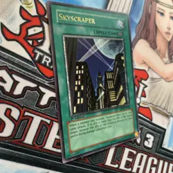 Yugioh Skyscraper - CRV-EN048 1st Edition Ultimate Rare No Foil Misprint! - Image 4