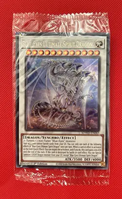 Yugioh Blue-Eyes Ultimate Spirit Dragon SDWD-EN043 Secret Rare SEALED - Image 1