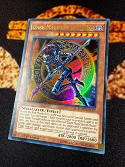 YUGIOH • DARK MAGICIAN OF CHAOS • ULTRA RARE • YGLD-ENC02 • 1st EDITION • VLP - Image 3