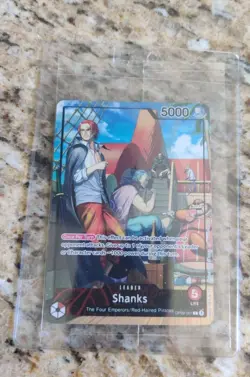 PSA Magazine Promo Card One Piece TCG Shanks Holo SEALED July 2025 OP09-001 - Image 2