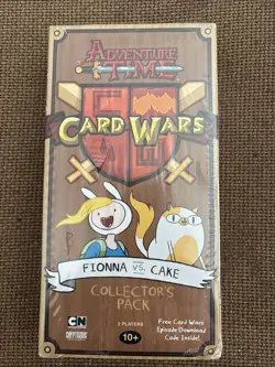 Adventure Time - Card Wars Fionna Vs. Cake Collector’s Pack New Factory Sealed - Image 1