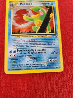 Politoed Pokemon Card 8/75 Holo Holographic Neo Discovery ((LP TO MP)) - Image 4