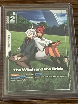 Gundam Card Game G001-117 R+ The Witch and the Bride ALT - Image 1