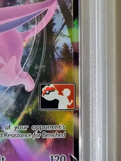 Espeon V Stamped Prize Pack Series 1 PSA 8 Graded Pokemon Card Holo #064 NM - Image 2