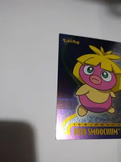 MINT/Nm Smoochum Topps Johto League Champions 238 Silver Holo Foil Pokemon Card - Image 2