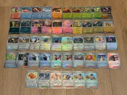 Prismatic Evolutions Pokeball Reverse Holo 46 Card Lot - Pokemon TCG - NM - Image 1