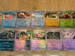 Prismatic Evolutions Pokeball Reverse Holo 46 Card Lot - Pokemon TCG - NM - Image 3