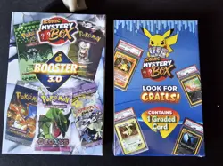 Pokemon BOOSTER 3.0 w/4 BOOSTER PACKS/1 VINTAGE SLAB+ 1 VINTAGE GRADED CARD - Image 1