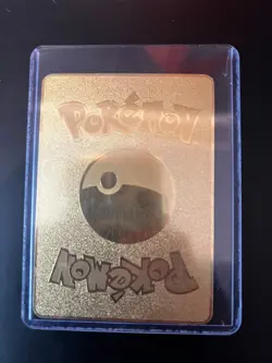 Charizard VMAX Rainbow Gold Metal Card Collectible Gift/Display - Image 3