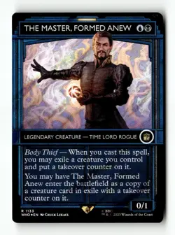 MTG Foil The Master, Formed Anew (Surge Foil) - WHO Moderately Played English - Image 1