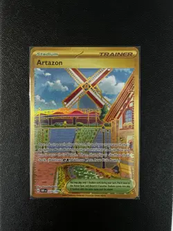 Artazon Trainer Gold Card Hyper Rare 229/197 US Seller Fast Shipping - Image 1