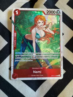 One Piece Card Game Nami OP01-016 R NM - Image 1