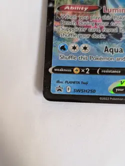 Pokemon Card TCG - Lumineon V #SWSH250 Pokemon Promo TCG Pokemon Black Star - Image 5
