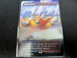 MTG Magic the Gathering Steam Vents Borderless UNF! - Image 1