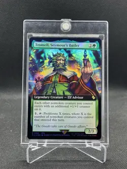 Tromell, Seymour's Butler (EXTENDED ART) - FOIL Final Fantasy MTG - Image 1